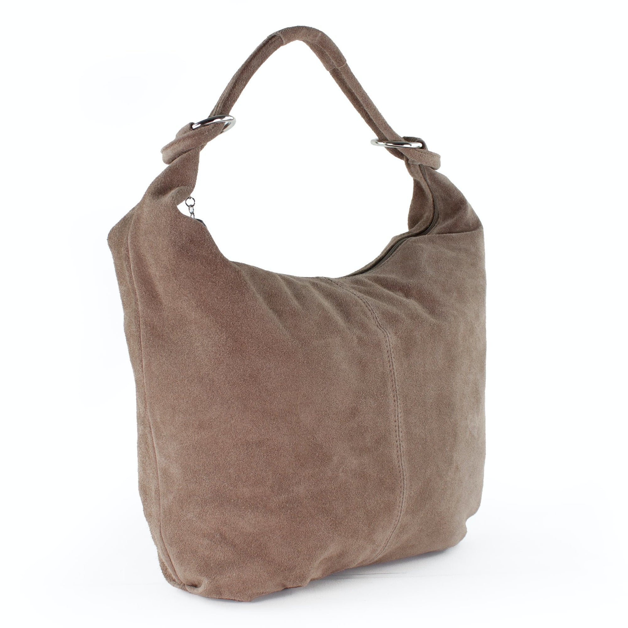 lepelou - leder - LILLY – Wildleder Shopper taupe - 