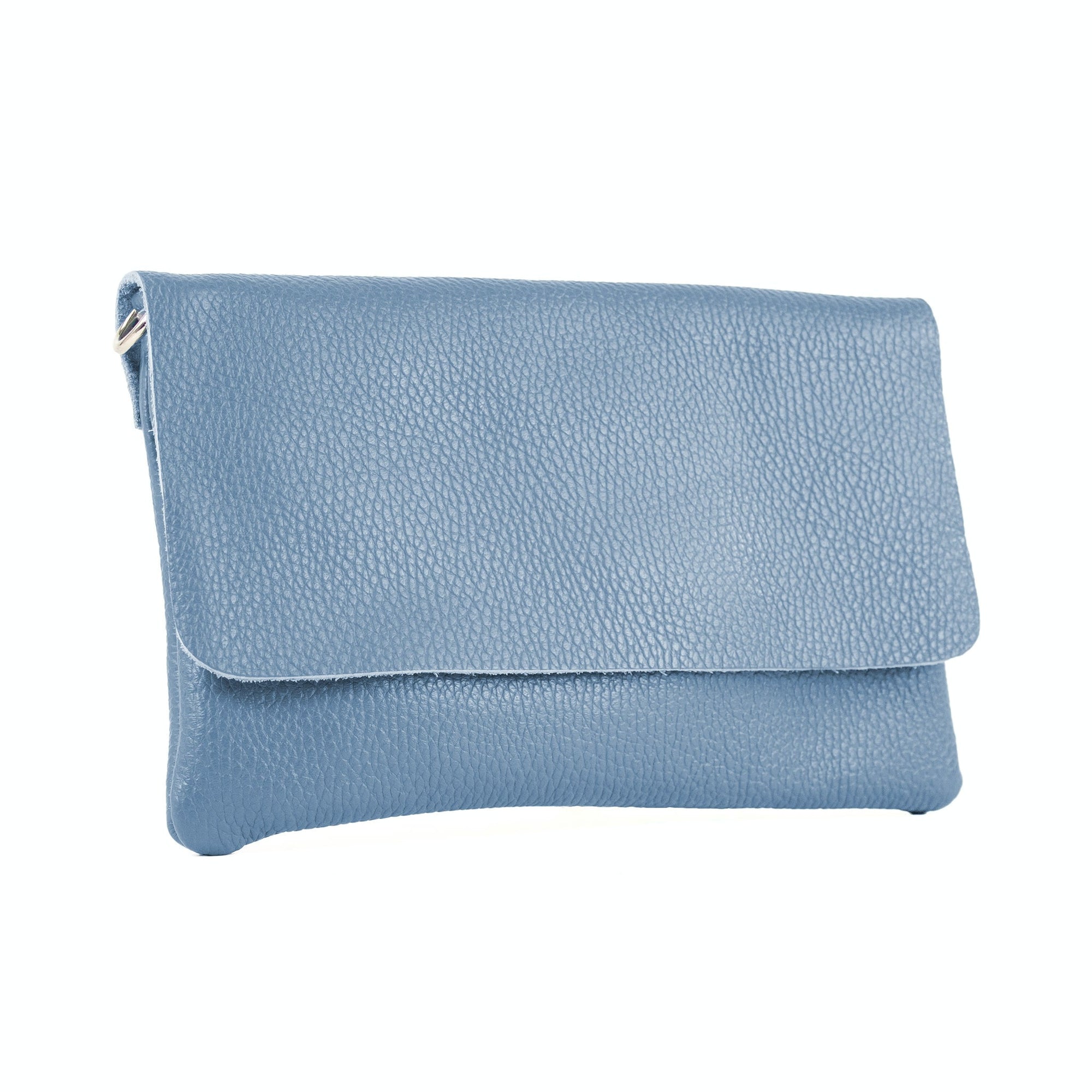 lepelou - leder - LUNA – Leder Clutch blau - LPHLUNBLAE