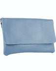 lepelou - leder - LUNA – Leder Clutch blau - LPHLUNBLAE