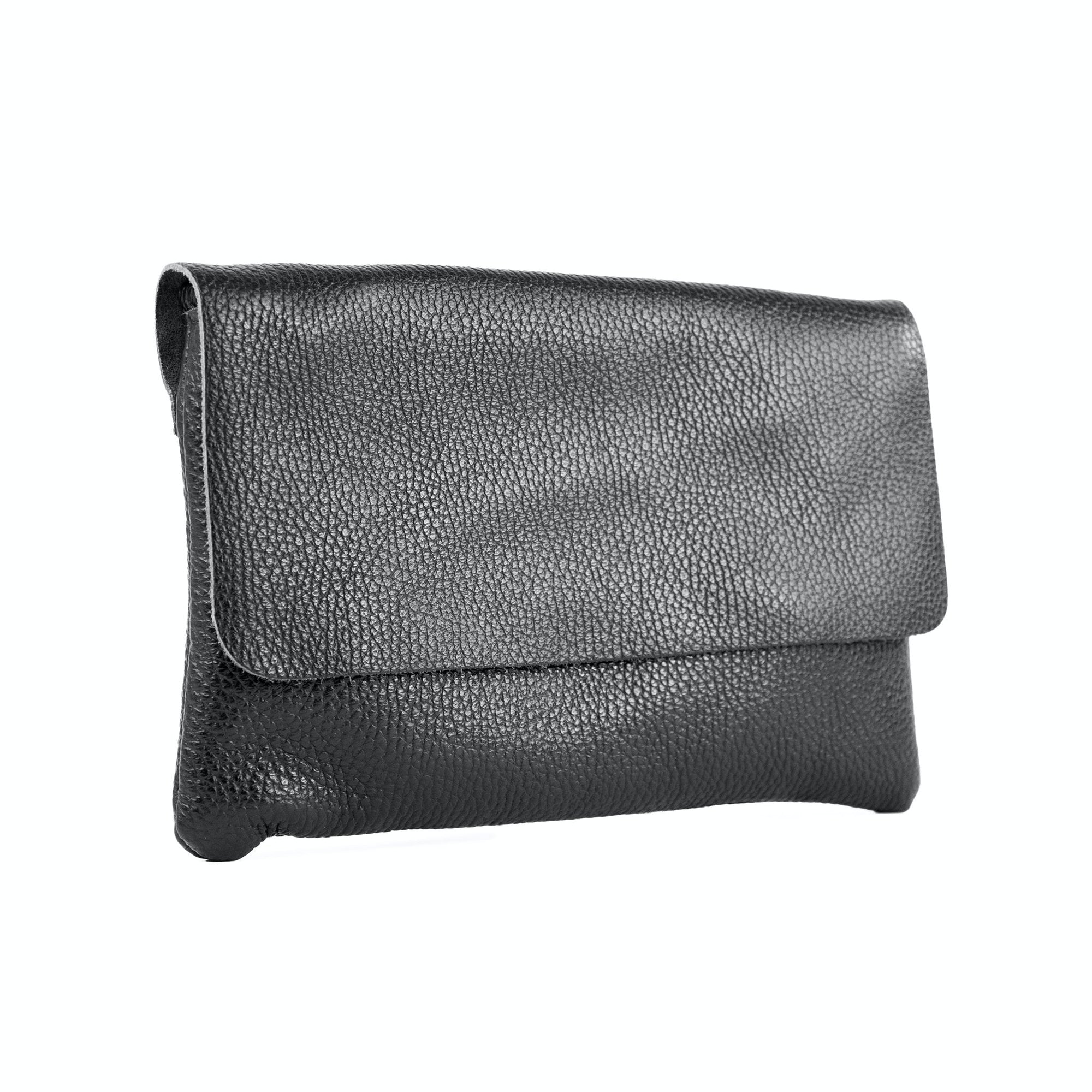 lepelou - leder - LUNA – Leder Clutch schwarz - LPHLUNSCHE