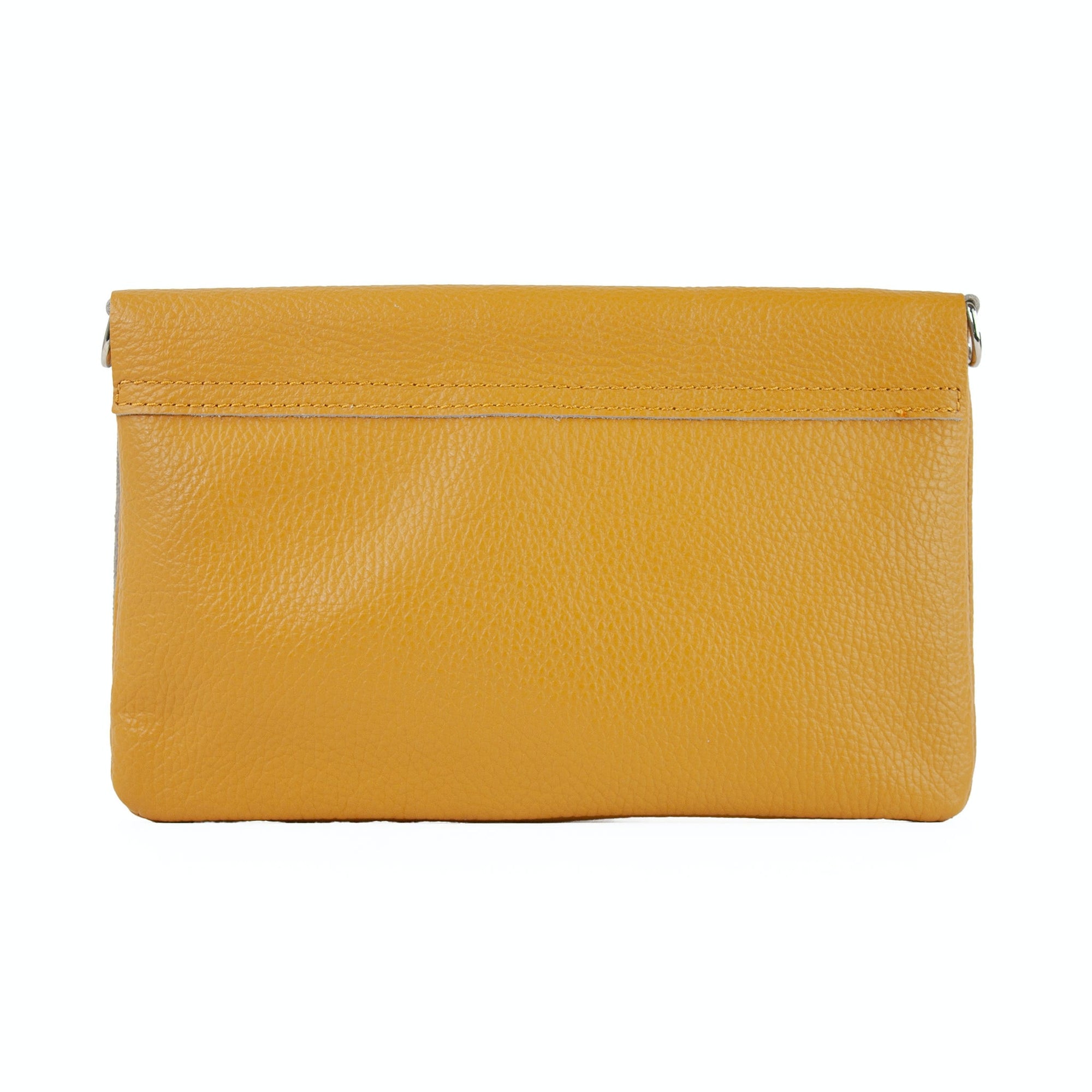 lepelou - leder - LUNA – Leder Clutch senfgelb - LPHLUNSENE