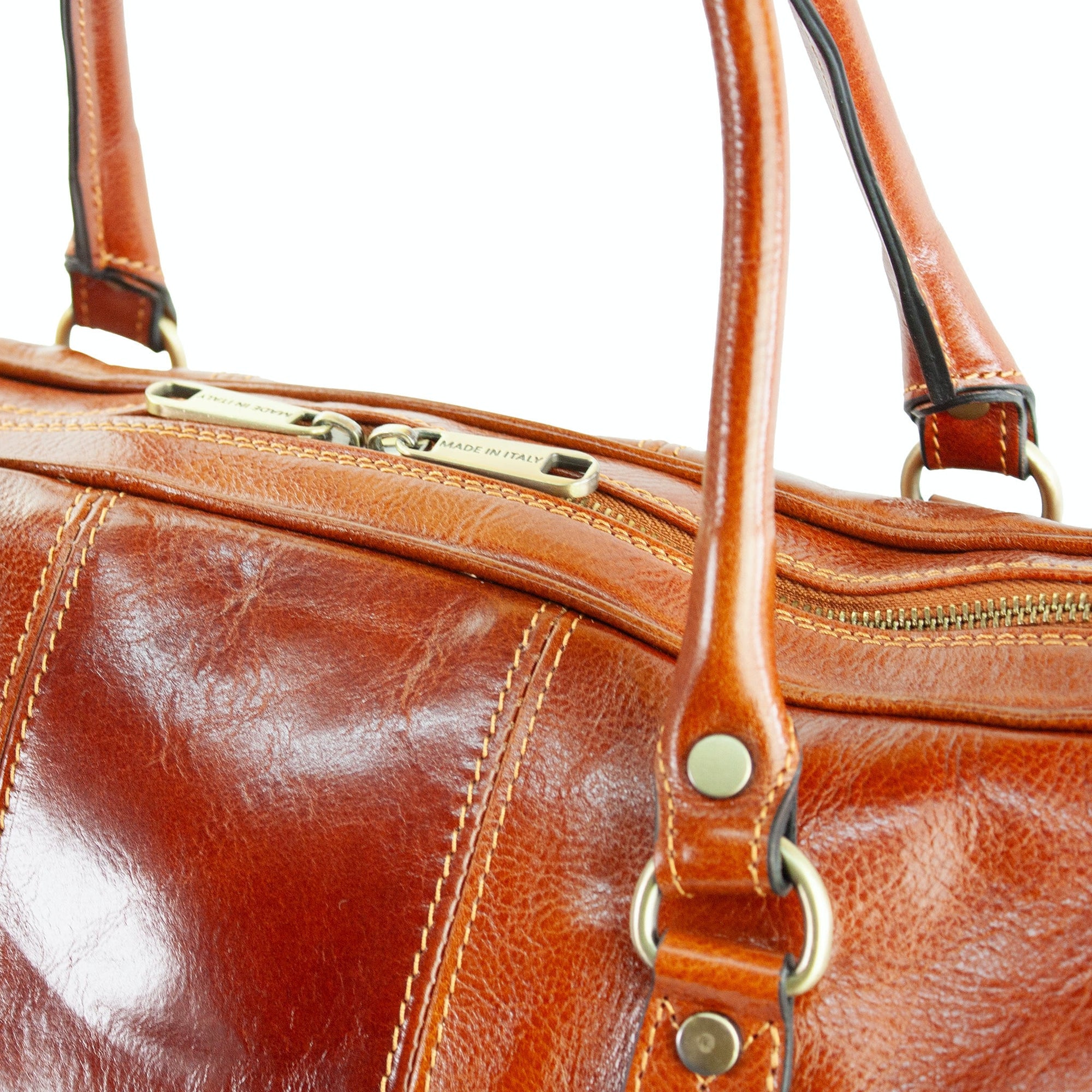 lepelou - leder - MATTEO – Leder Reisetasche cognac - LPWMATCOGE