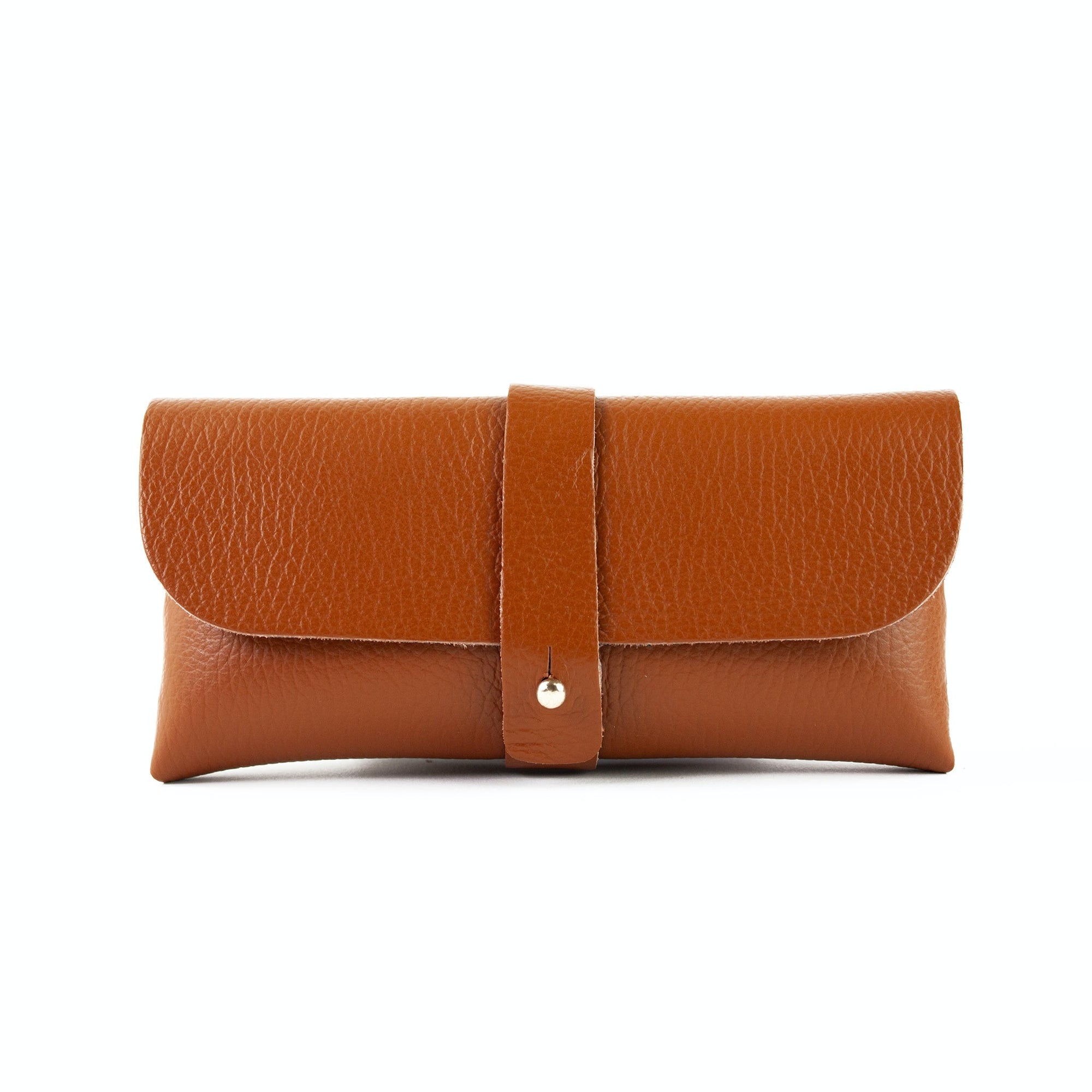 lepelou - leder - SARA – Leder Brillenetui cognac - LPESARCOGE