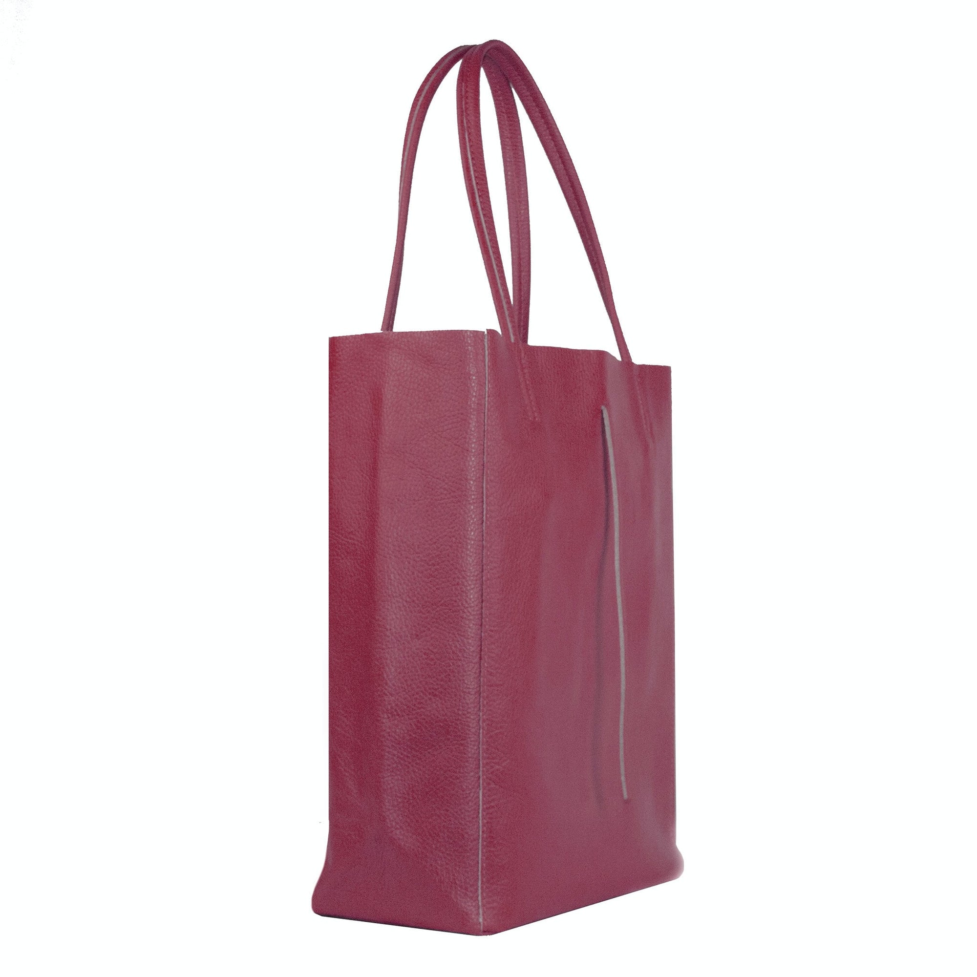 lepelou - leder - Shopper - MIA – Ledershopper bordeaux - LPHMIABORE