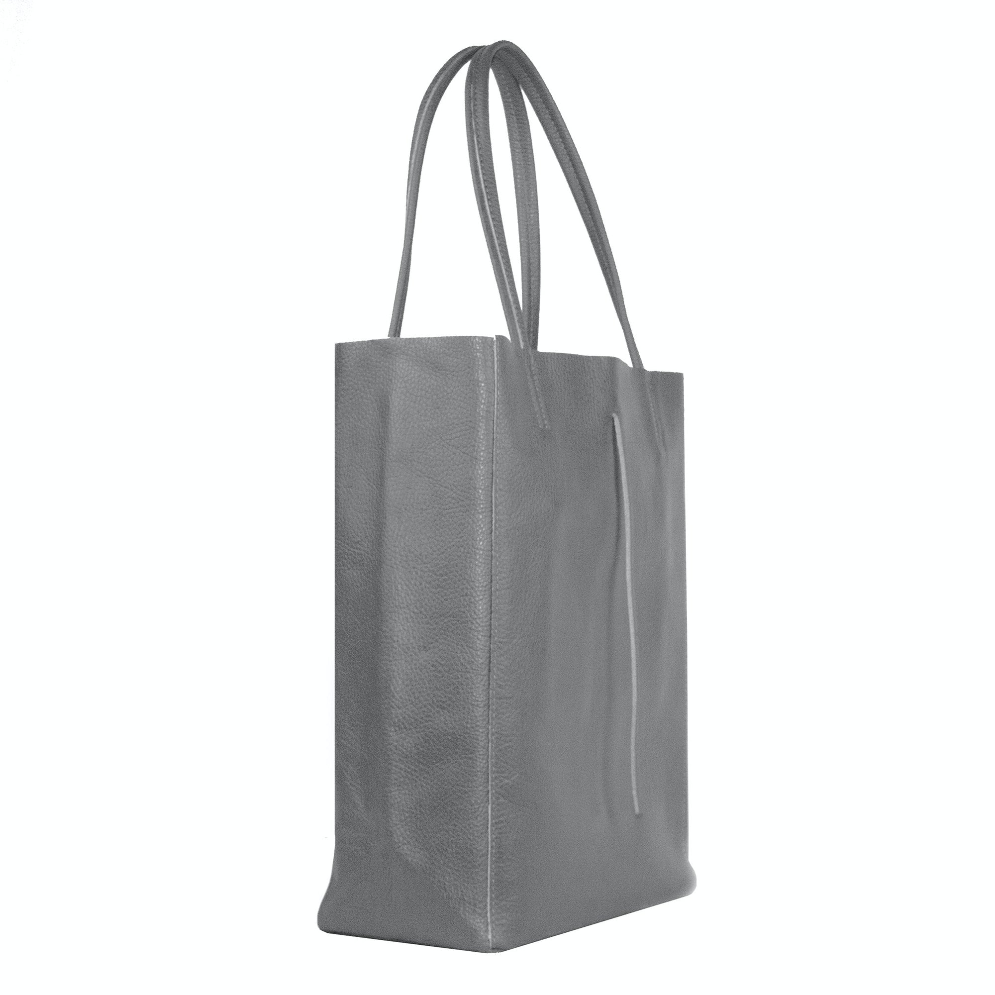 lepelou - leder - Shopper - MIA – Ledershopper dunkelgrau - LPHMIADGRE