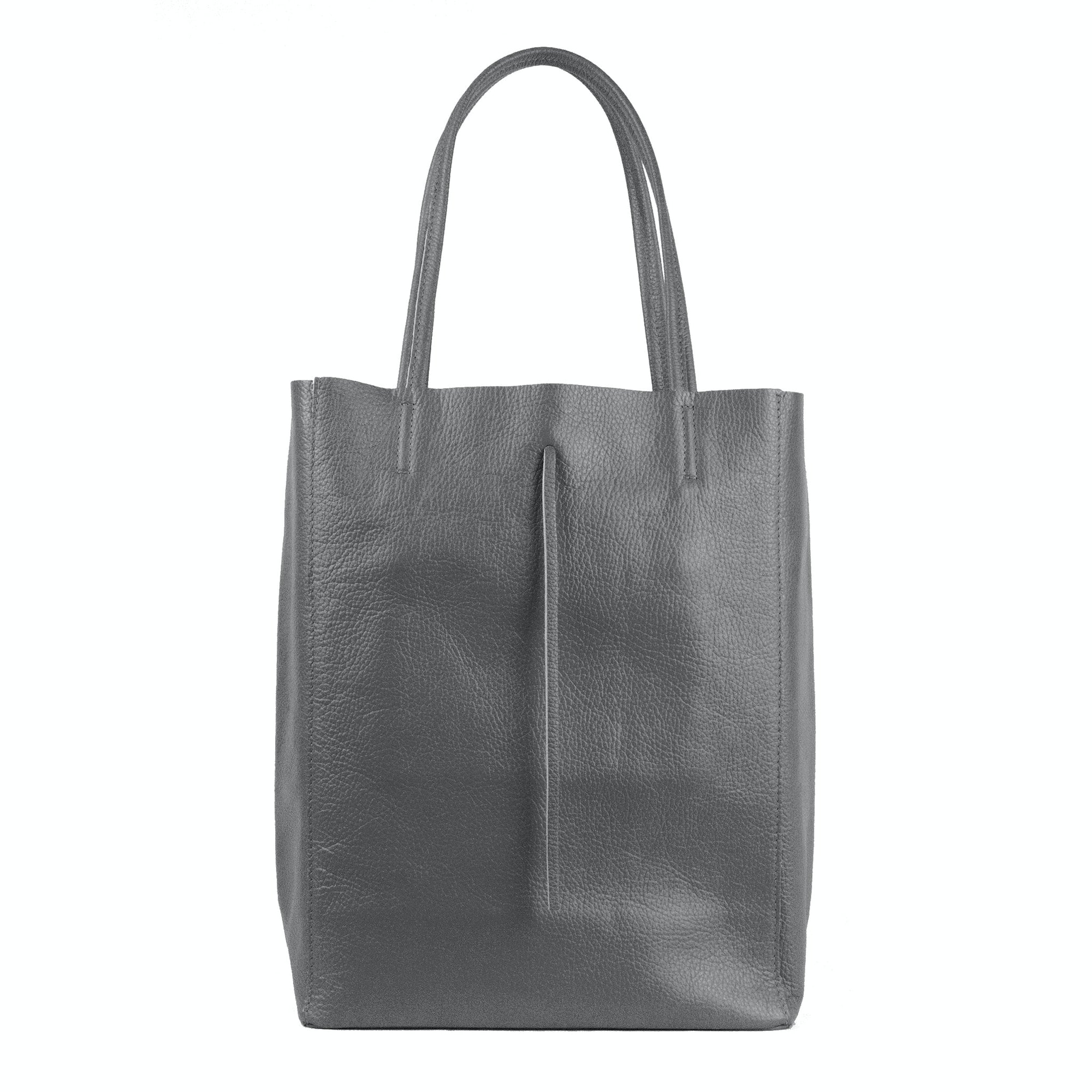 lepelou - leder - Shopper - MIA – Ledershopper dunkelgrau - LPHMIADGRE