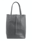 lepelou - leder - Shopper - MIA – Ledershopper dunkelgrau - LPHMIADGRE