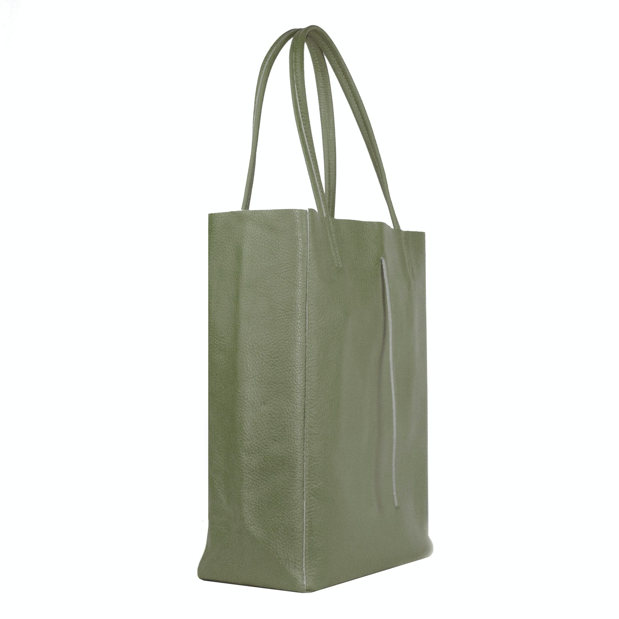 lepelou - leder - Shopper - MIA – Ledershopper khaki - LPHMIAKHAE