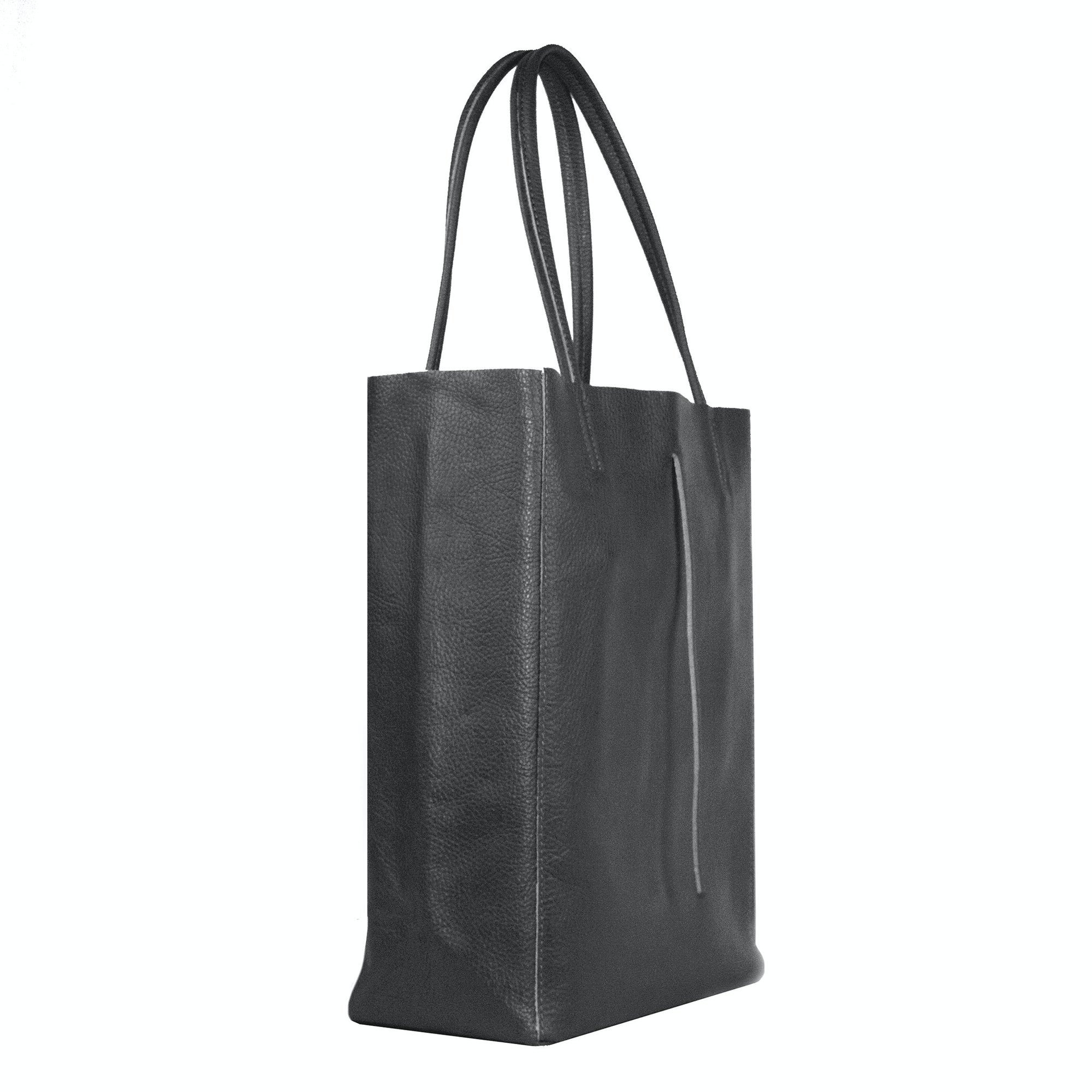 lepelou - leder - Shopper - MIA – Ledershopper schwarz - LPHMIASCHE