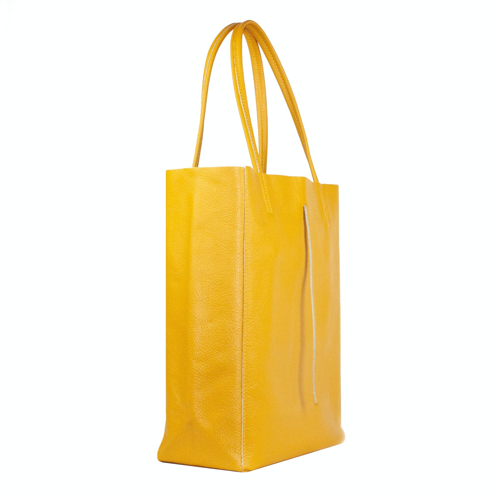 lepelou - leder - Shopper - MIA – Ledershopper senfgelb - LPHMIASENE