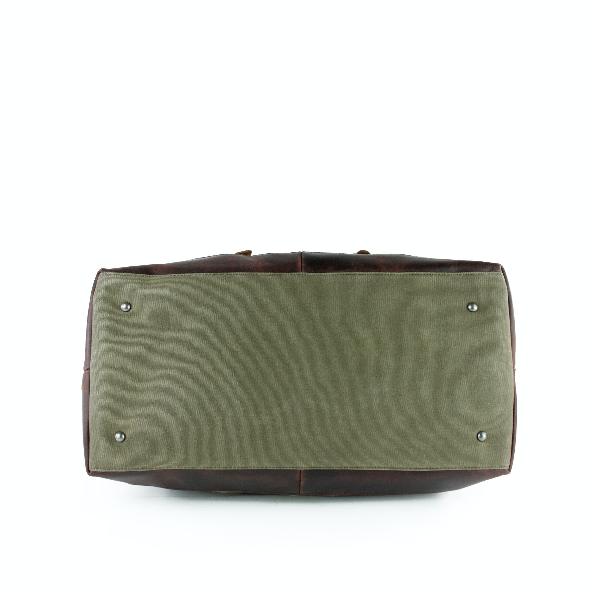 lepelou - leder - TIM – Leder Reisetasche aus Leder &amp; gewachstem Khaki - LPWCANKHAW