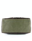 lepelou - leder - TIM – Leder Reisetasche aus Leder & gewachstem Khaki - LPWCANKHAW